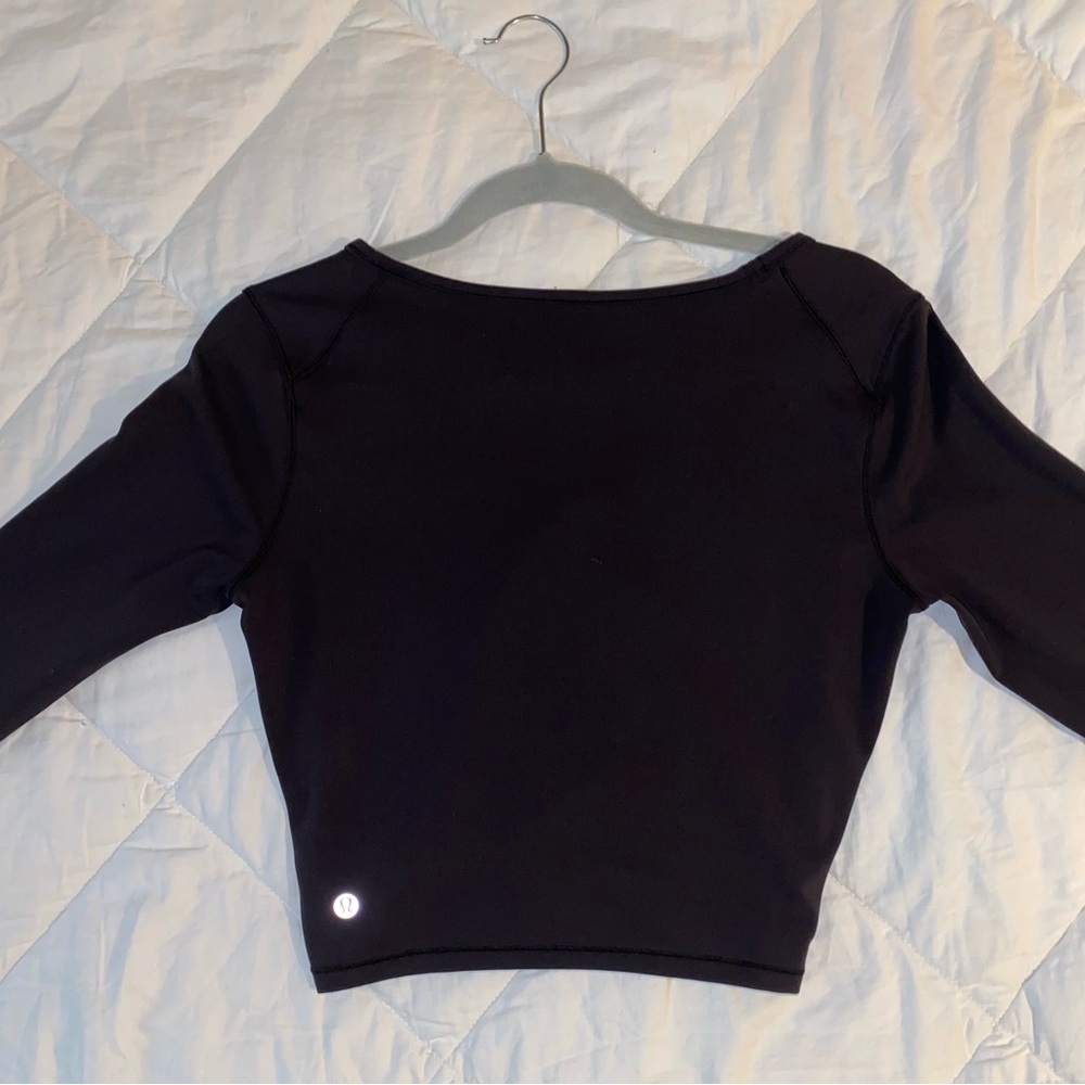 Lululemon Long Sleeve Wonder Train Crop Top